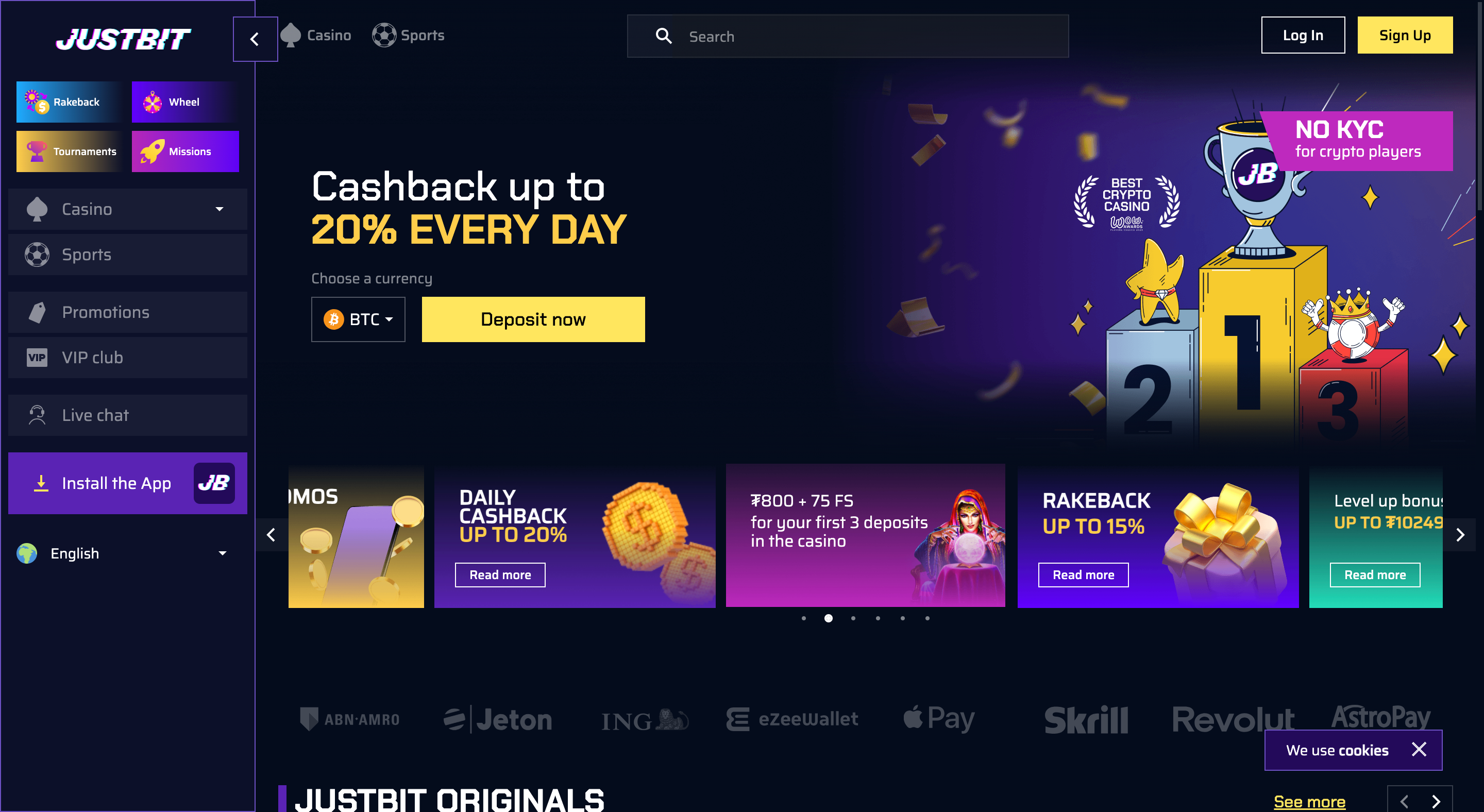 Sportsbet.io Review: Football Betting, Crypto Bonuses & More