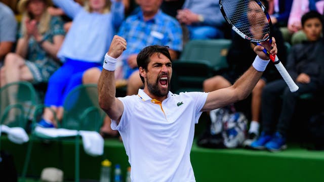 JEREMY CHARDY (FRA)TENNIS , BNP PARIBAS OPEN,  INDIAN WELLS TENNIS GARDEN, INDIAN WELLS, CALIFORNIA, USA, PREMIER 5 MANDATORY WTA, MASTERS 1000 ATP, HARD COURT, OUTDOOR, ATP, WTA, 2018, USA SWING, MIXED