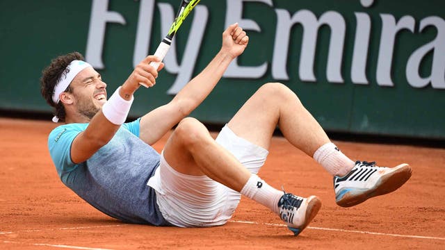 cecchinato-roland-garros-2018-sunday-reaction