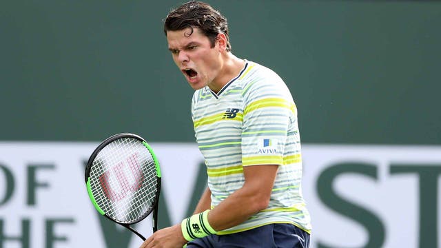 raonic-indian-wells-2018-tuesday-shout