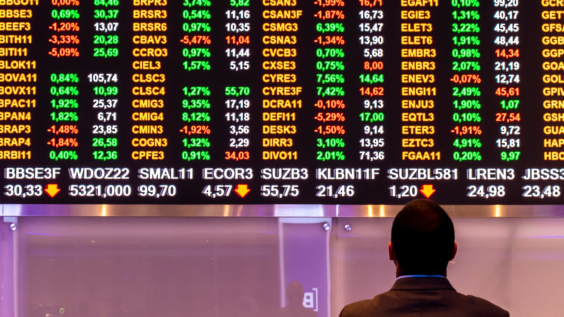 Genrebild över börsen.