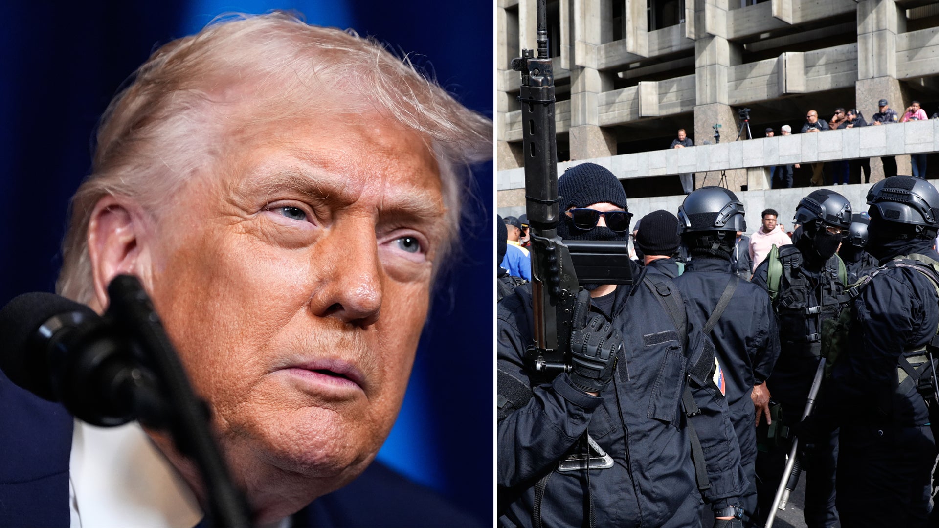 Donald Trump och USA attackerade Venezuela