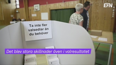 Ny politisk karta efter EU-valet