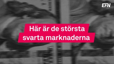 Flera stora svarta marknader finns i Europa