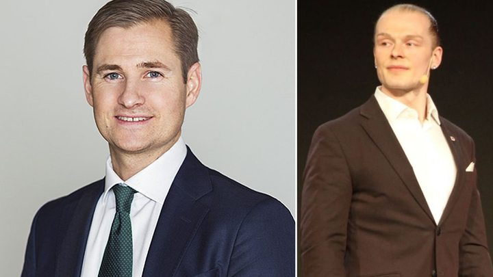 Jon Hyltner till vänster och Christian Bindner till höger
