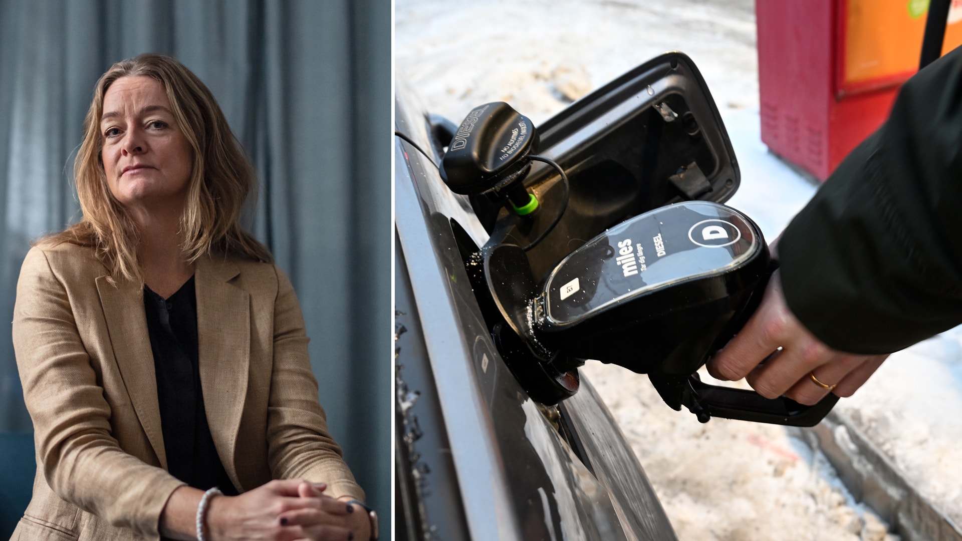 Jessica Alenius, vd för Drivkraft Sverige och chef för lobbyorganistaionen för bränsle- och drivmedelsbranchen.
