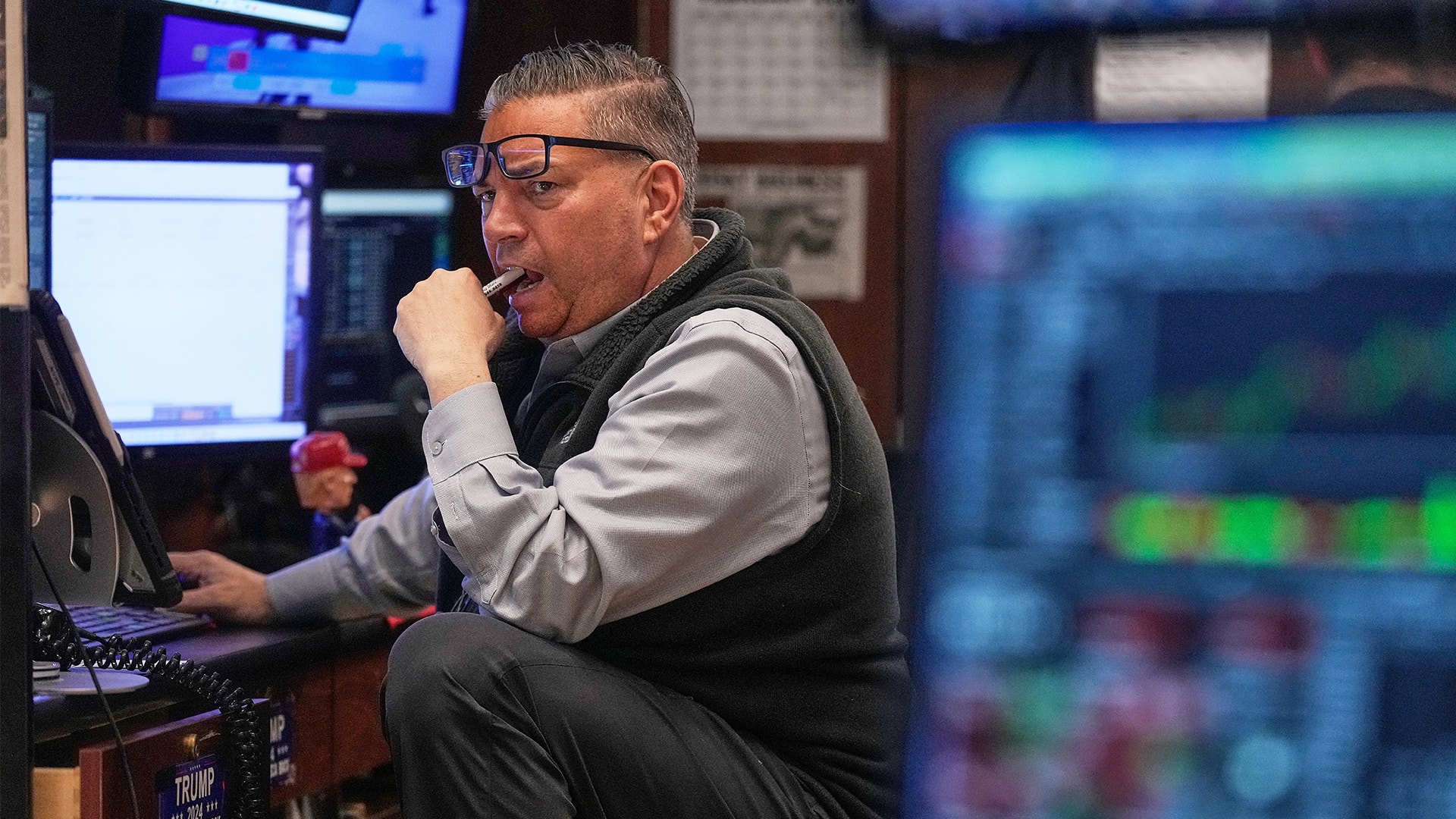 Börsmäklare på New York Stock Exchange.