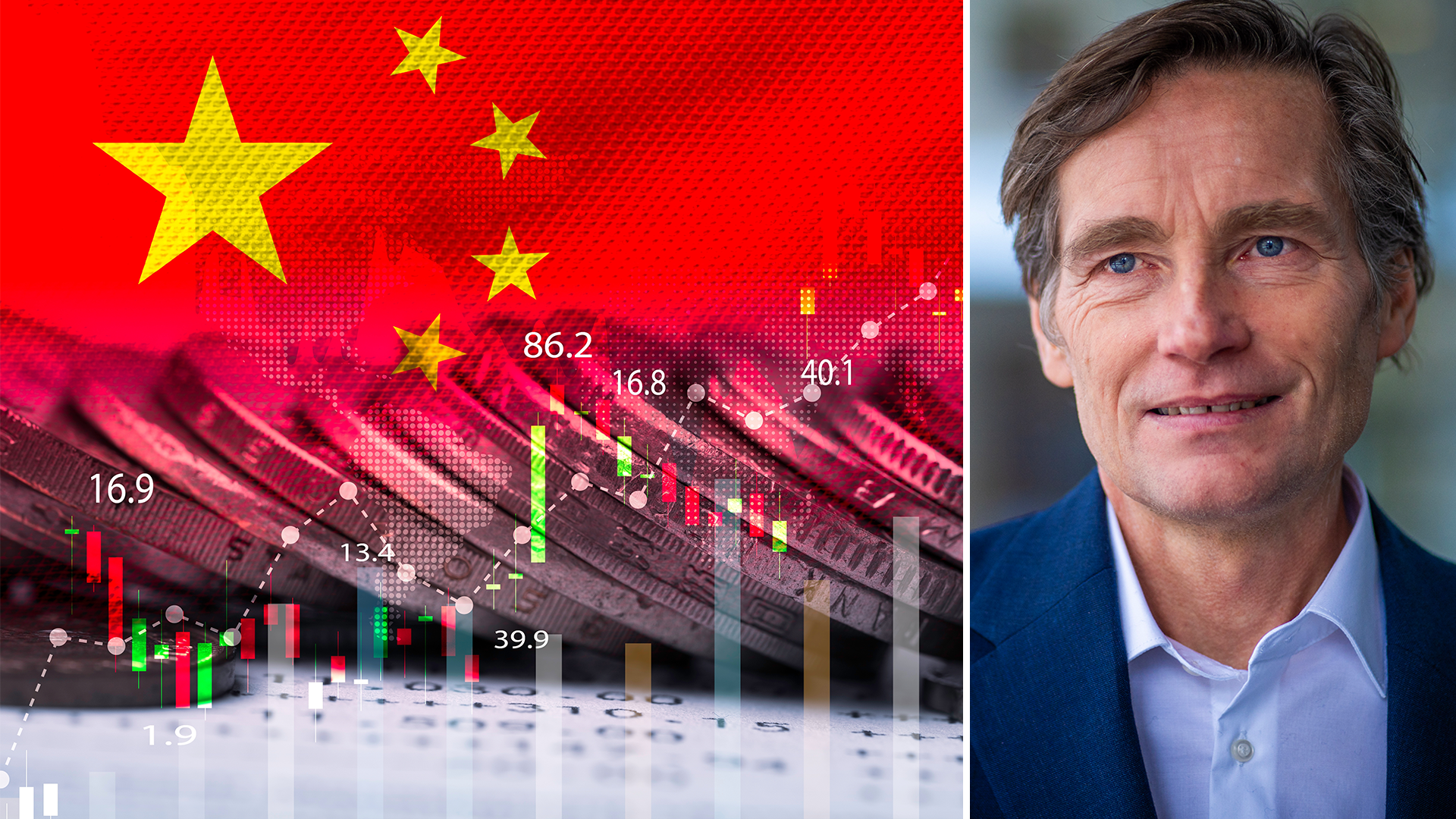 Nordeas investeringschef Robert Næss ser potential i kinesiska aktier.