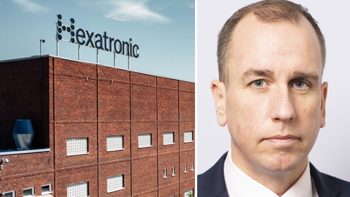 Hexatronics kontor till vänster och Stefan Wård, Paretos analyschef, till höger.