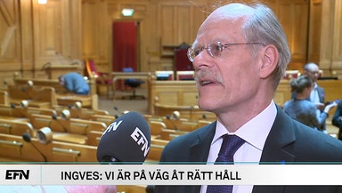 Ingves grillad i riksdagen