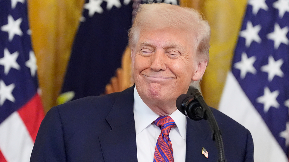 USA:s president Donald Trump ler.