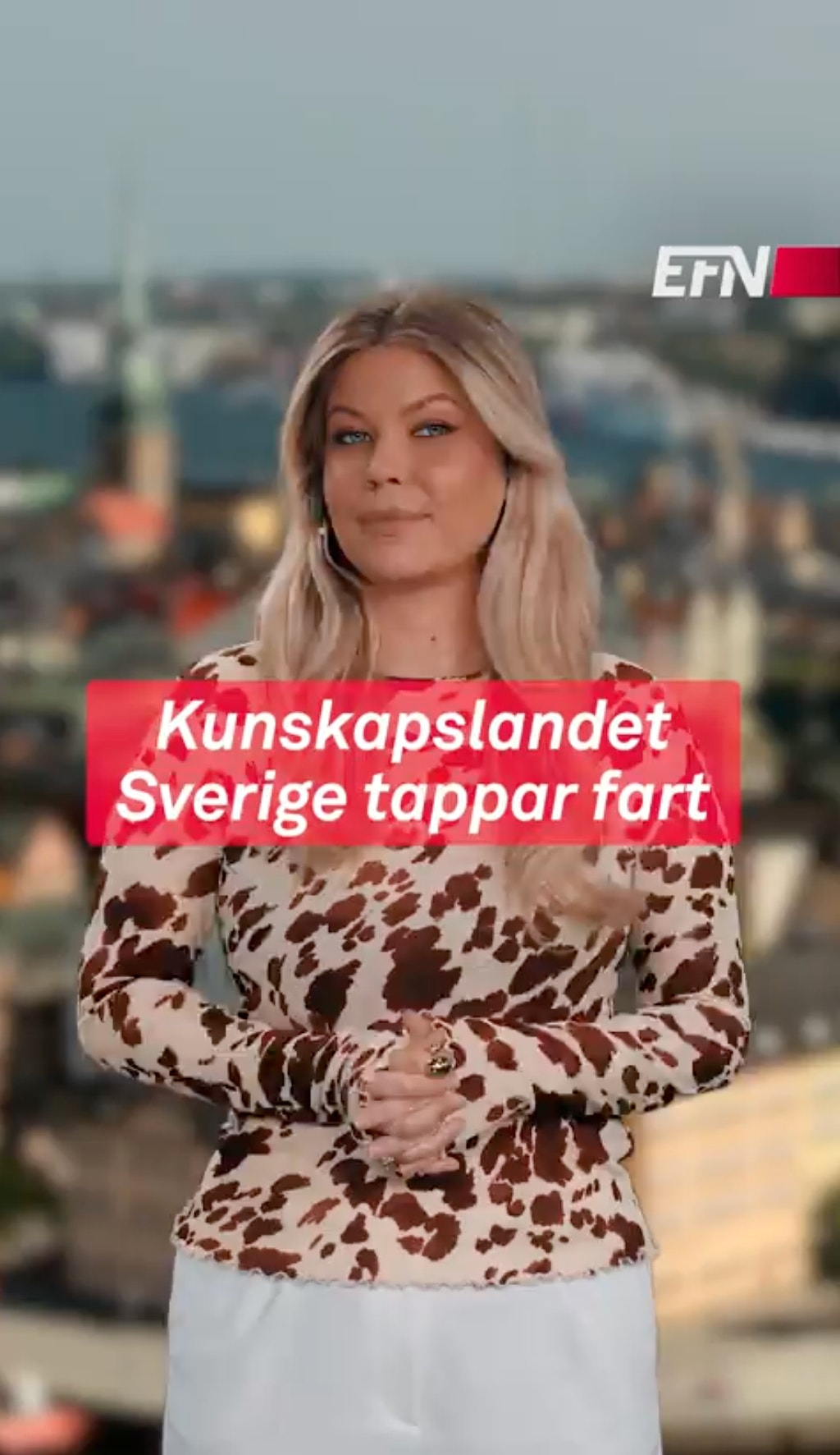 Kunskapslandet Sverige tappar
