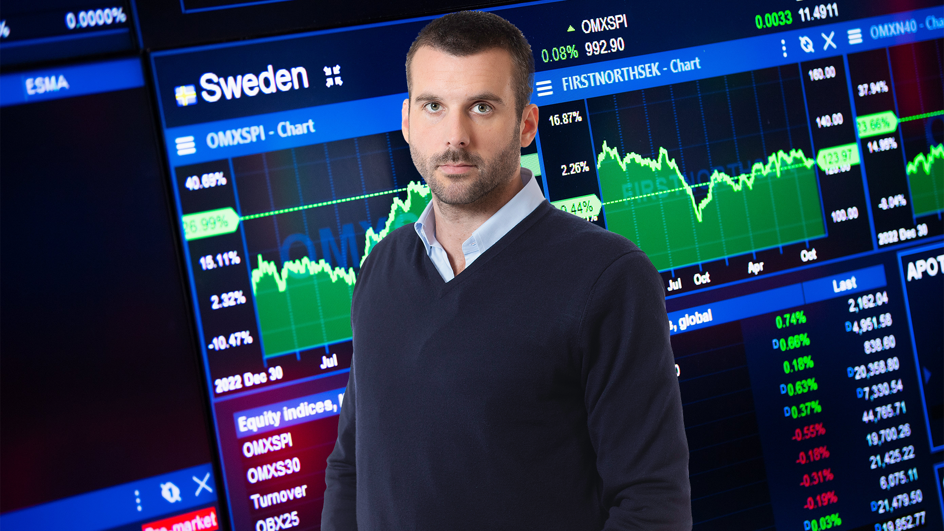 Daniel McPhee efter räntebeskedet.