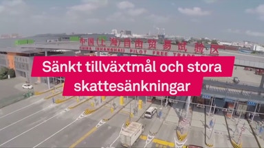 Sänkta tillväxtmål ska ge fler kinesiska jobb