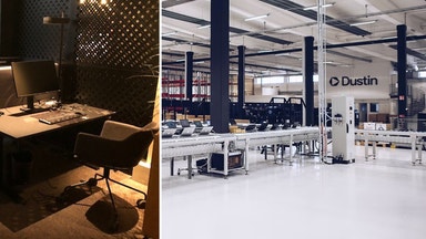 Dustin rapporterar i linje med vinstvarningen