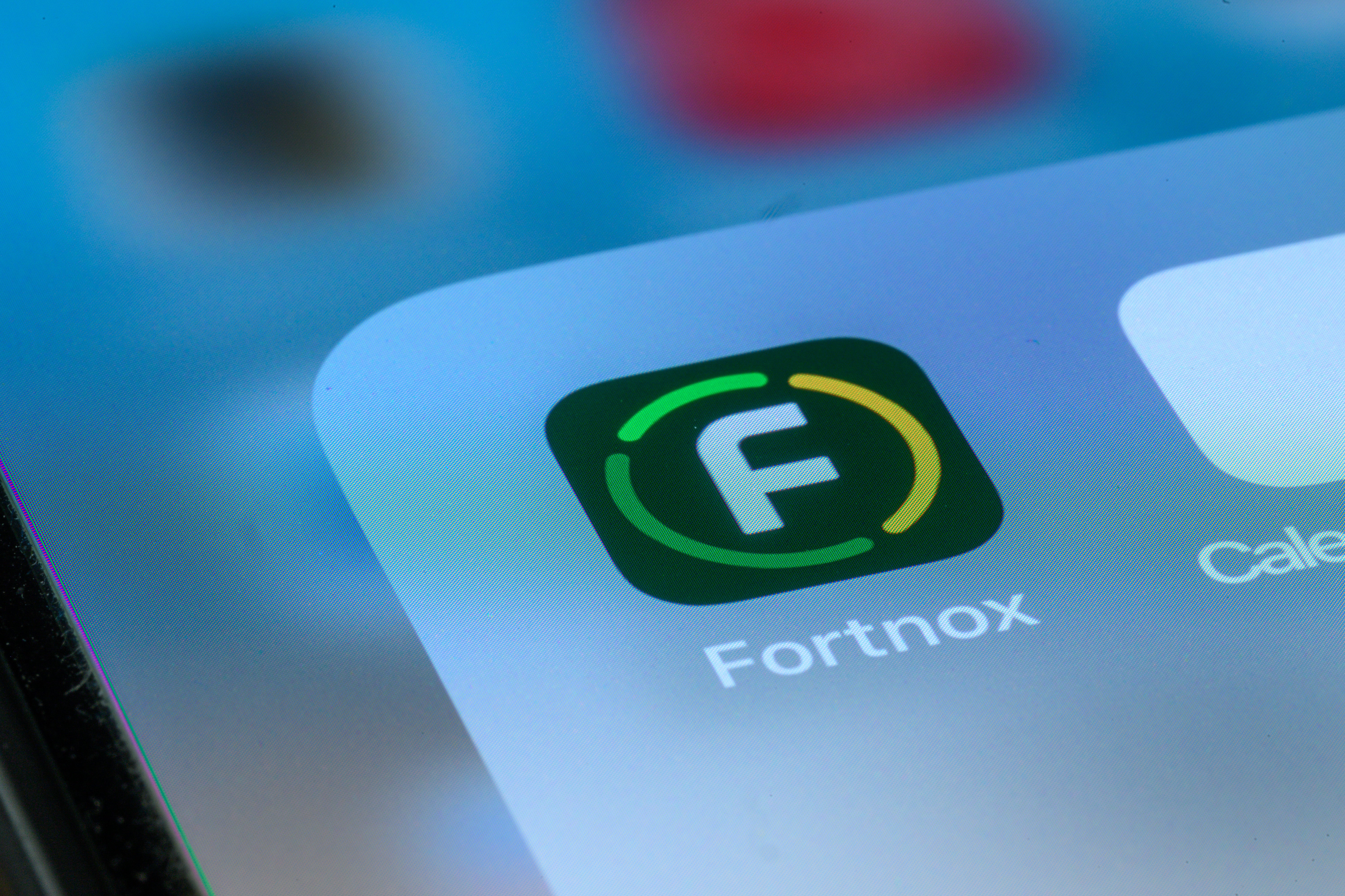 Fortnox-appikonen visas på en smartphoneskärm