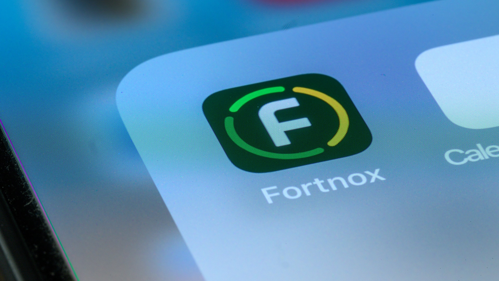 Fortnox-appikonen visas på en smartphoneskärm