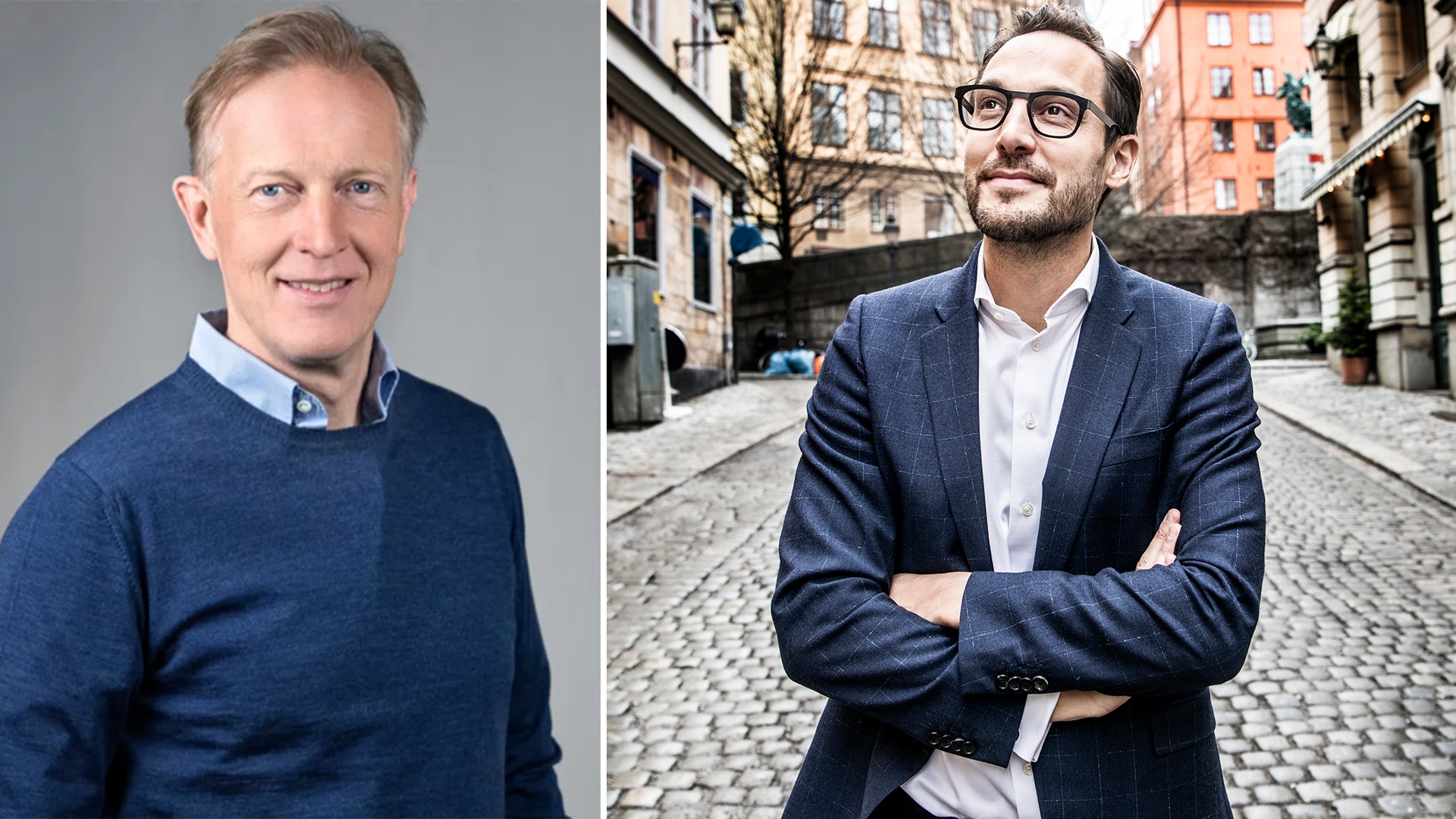 Erik Brändström till vänster och Georgi Ganev till höger.