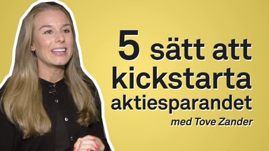 Så kickstartar du aktiesparandet
