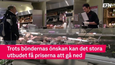 Kött- och mjölkbrist hotar Sverige