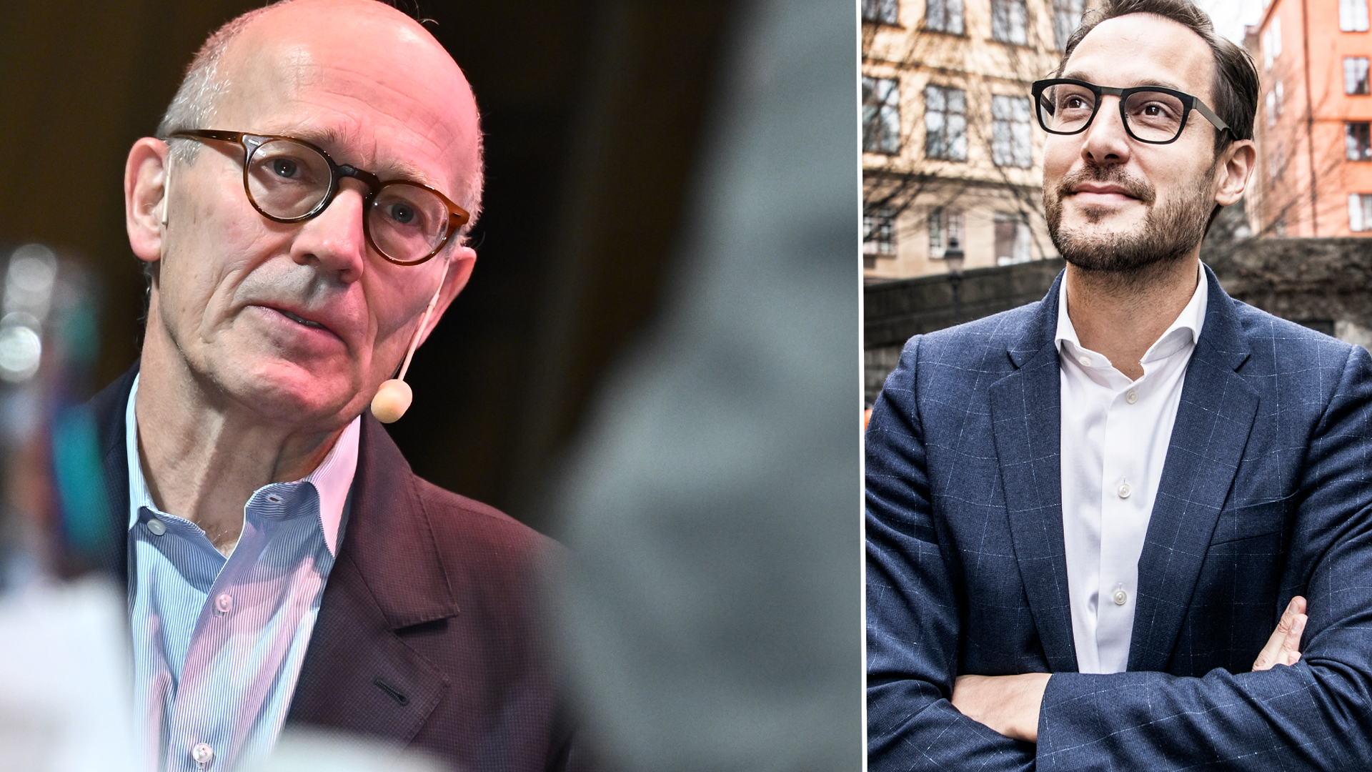 Harald Mix till vänster och Georgi Ganev till höger.