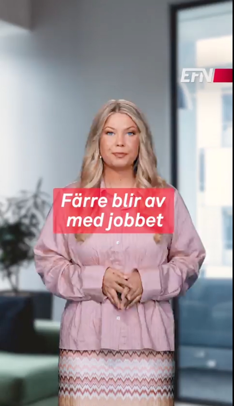 Färre blir av med jobbet