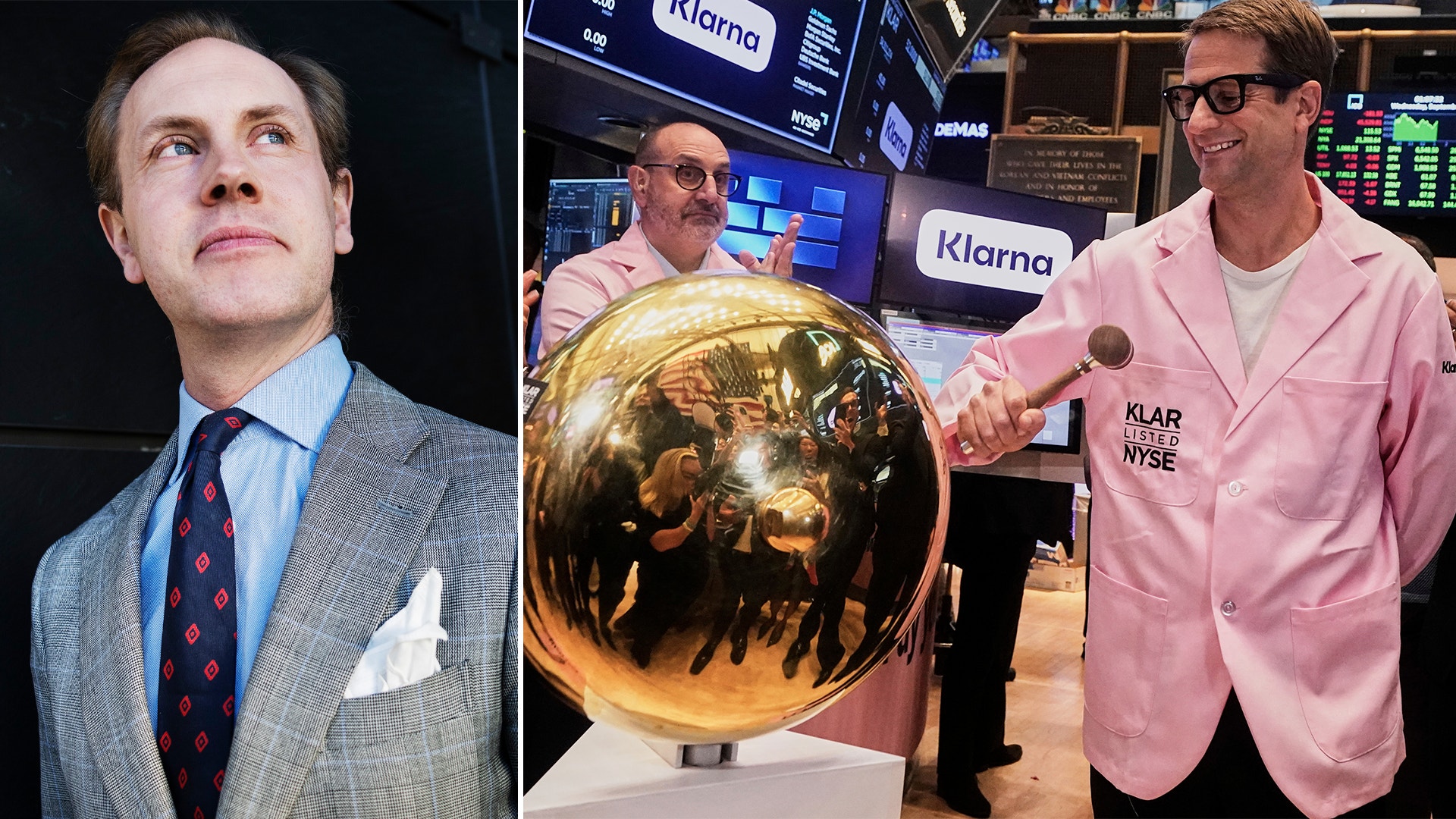 Sverre Linton och Sebastian Siemiatkowski.