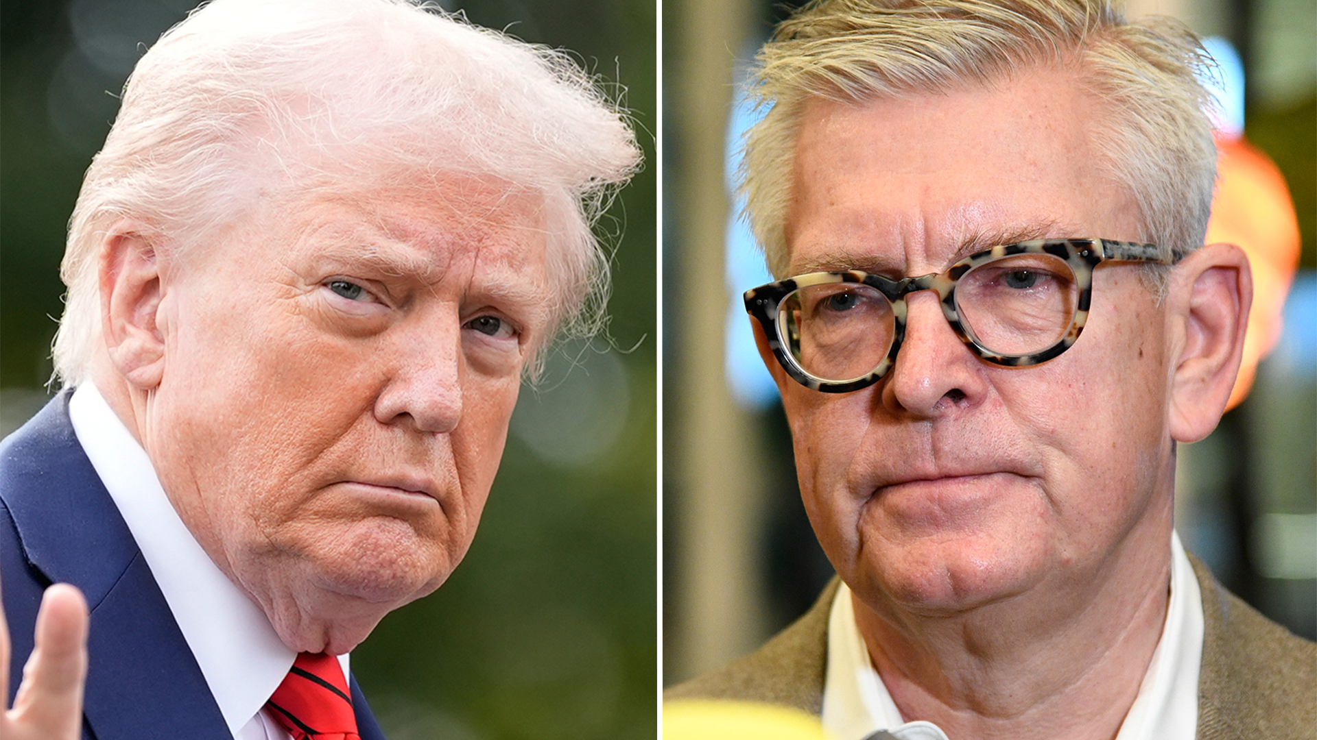 Donald Trump och Ericssons vd Börje Ekholm. 