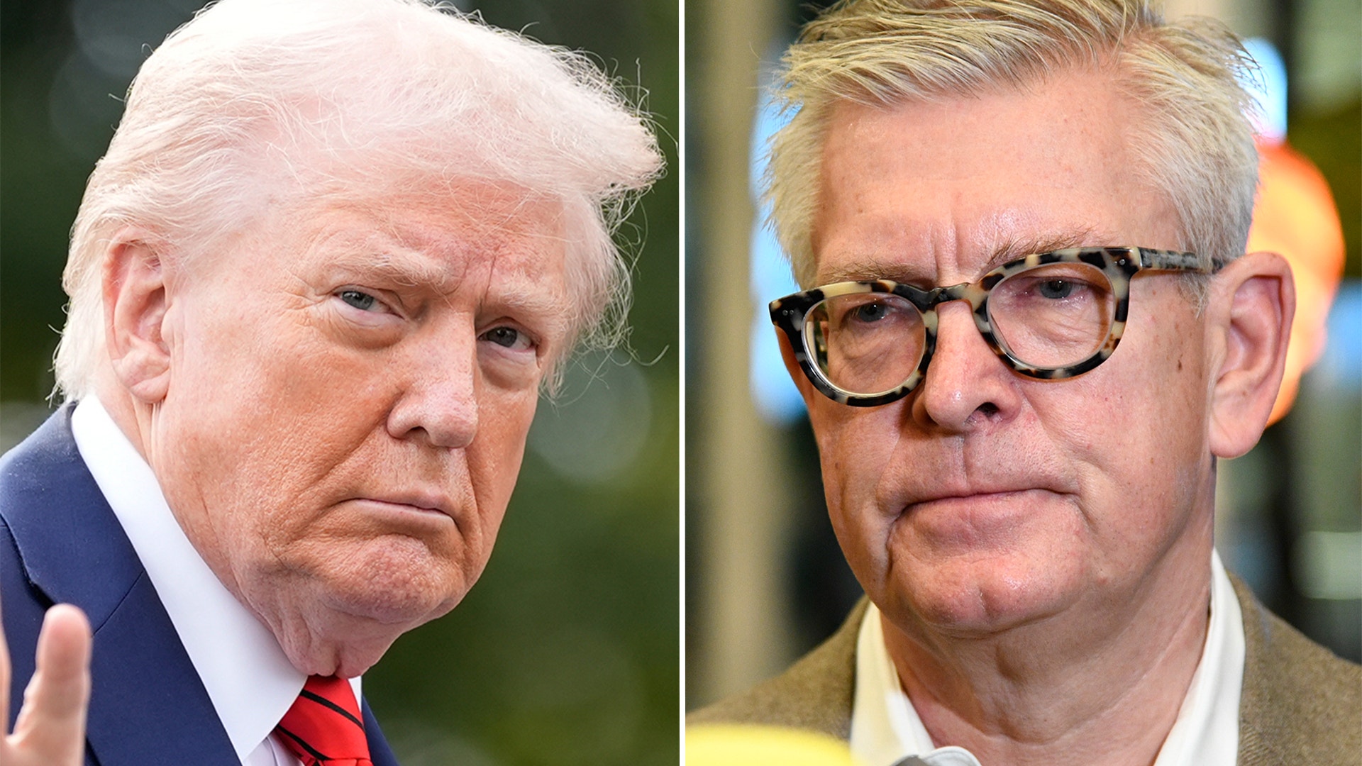Donald Trump och Ericssons vd Börje Ekholm.