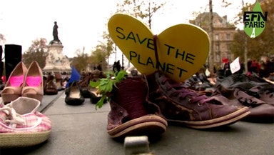 Skor i stället för demonstrationer