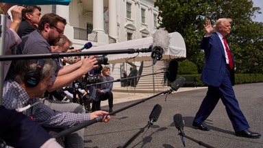 Trumps ord efter raset: Glöm marknaderna en stund