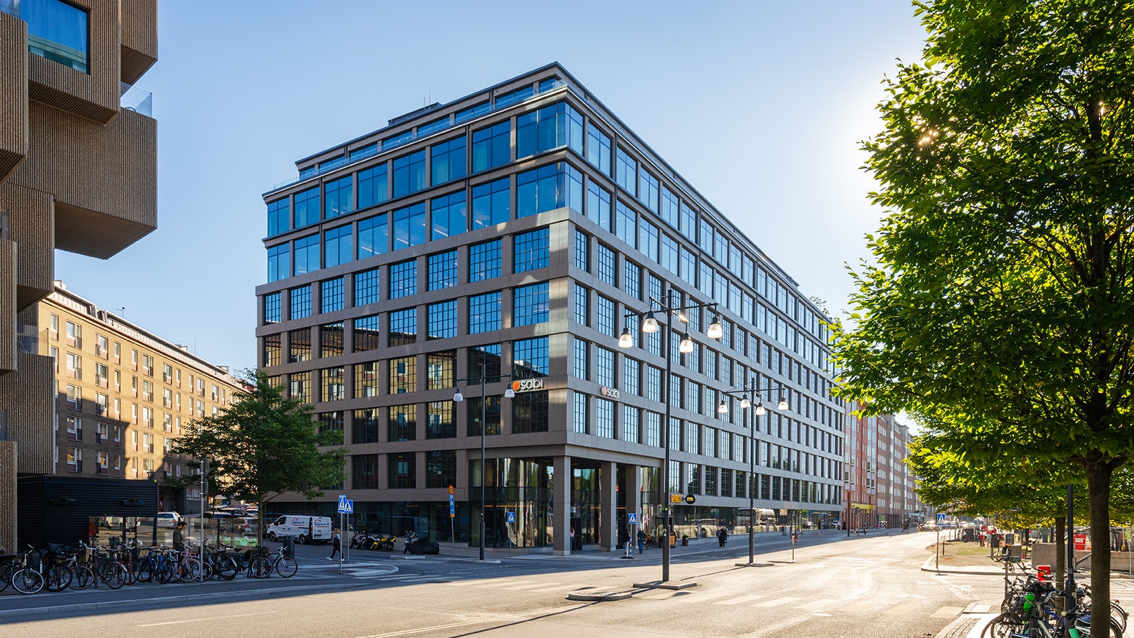 Pressbild på ett Sobi-kontor