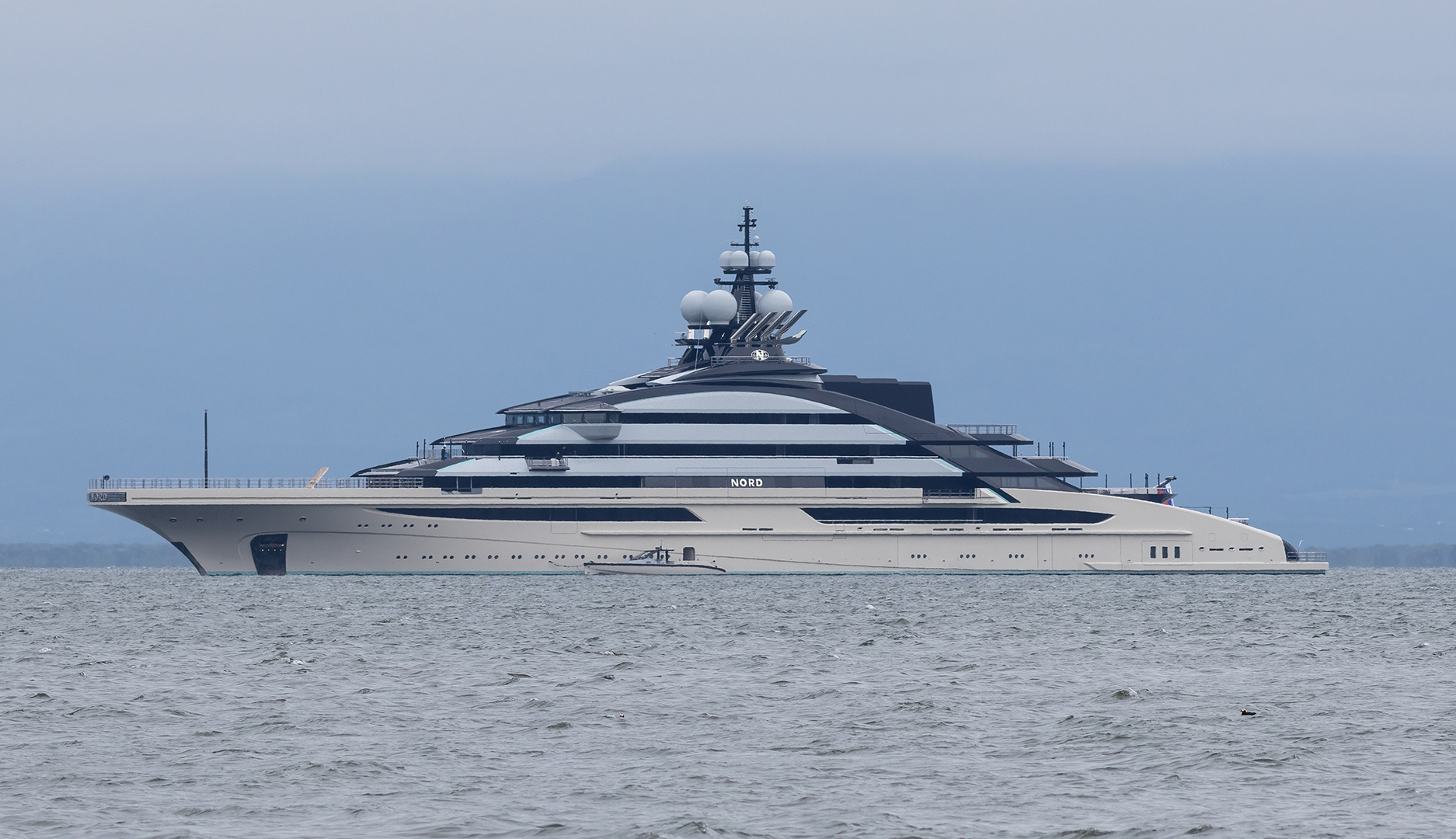 Nord, superyacht. Ryssland.