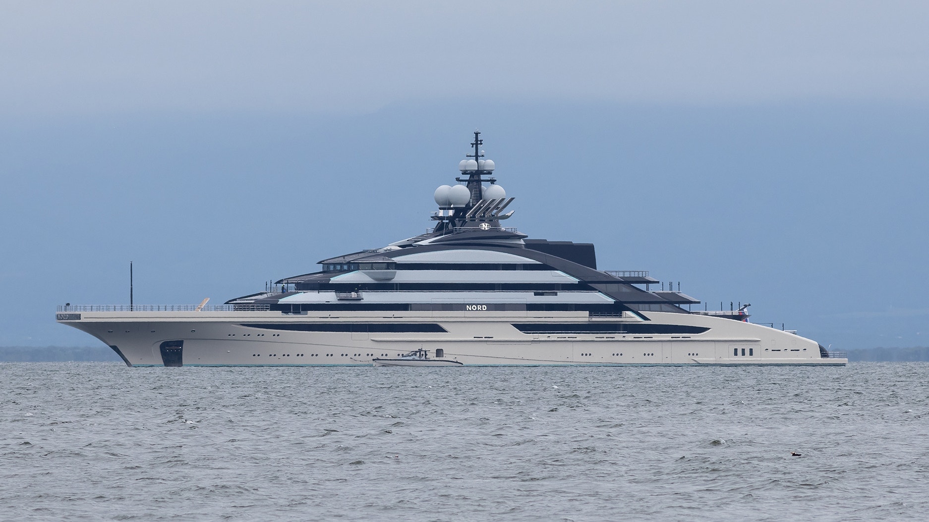 Nord, superyacht. Ryssland.