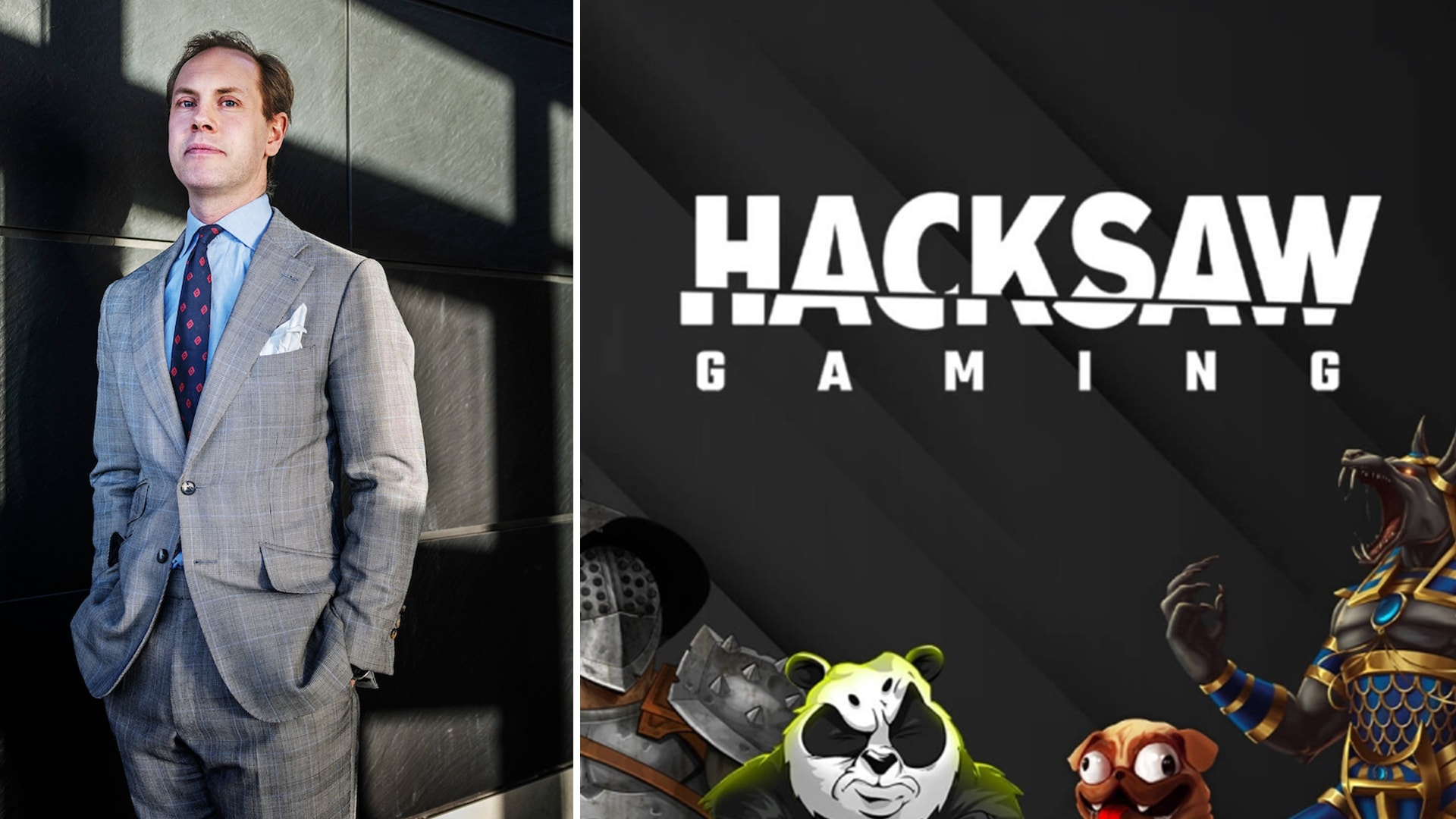 Sverre Linton och Hacksaw gaming.