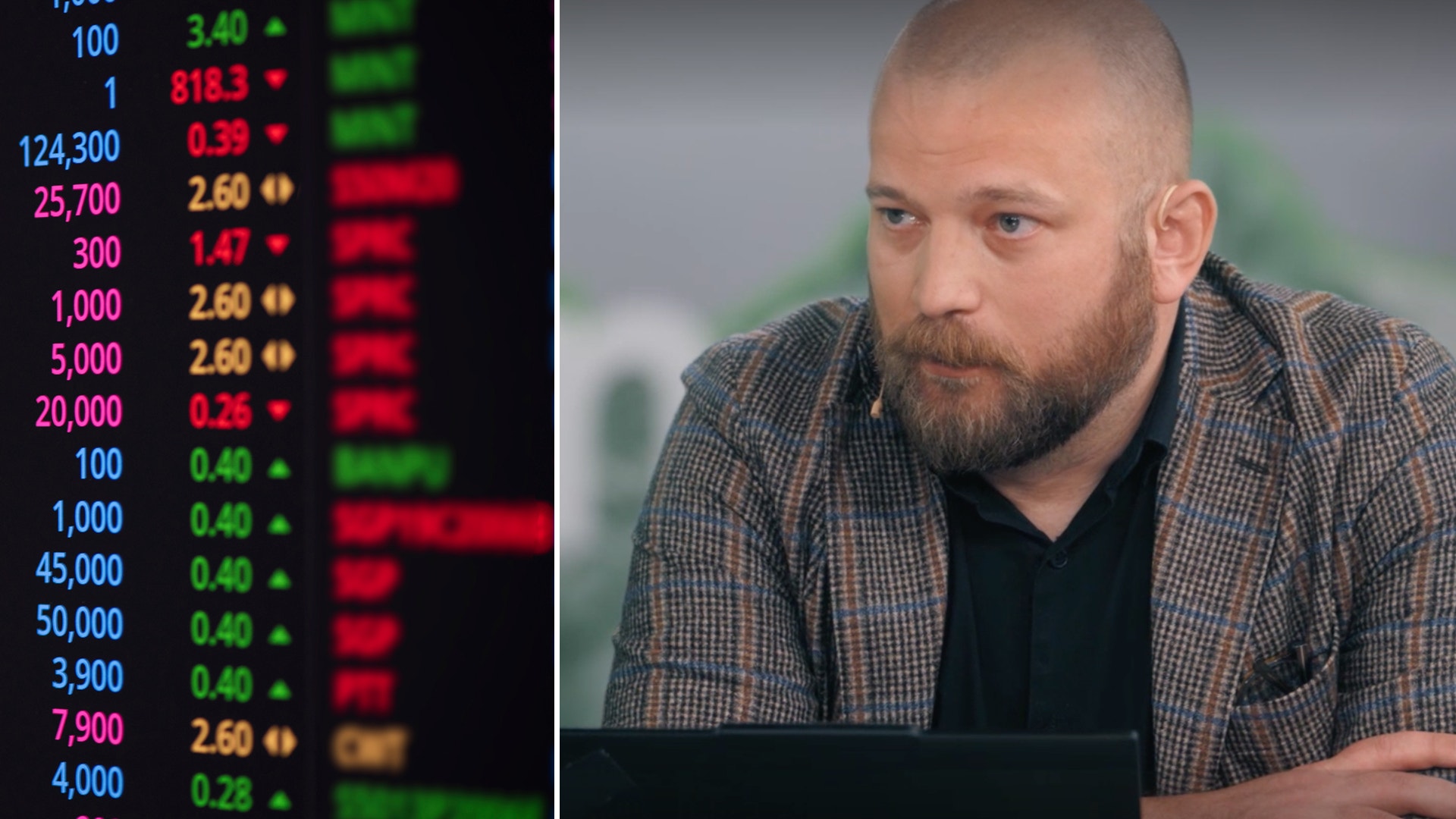 Förvaltaren Richard Bråse, från när han gästade EFN:s tv-program Börslunch.