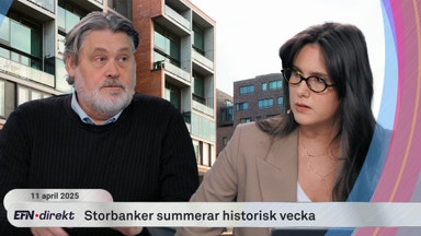 Stark storbankspremiär i kaoset på Wall Street