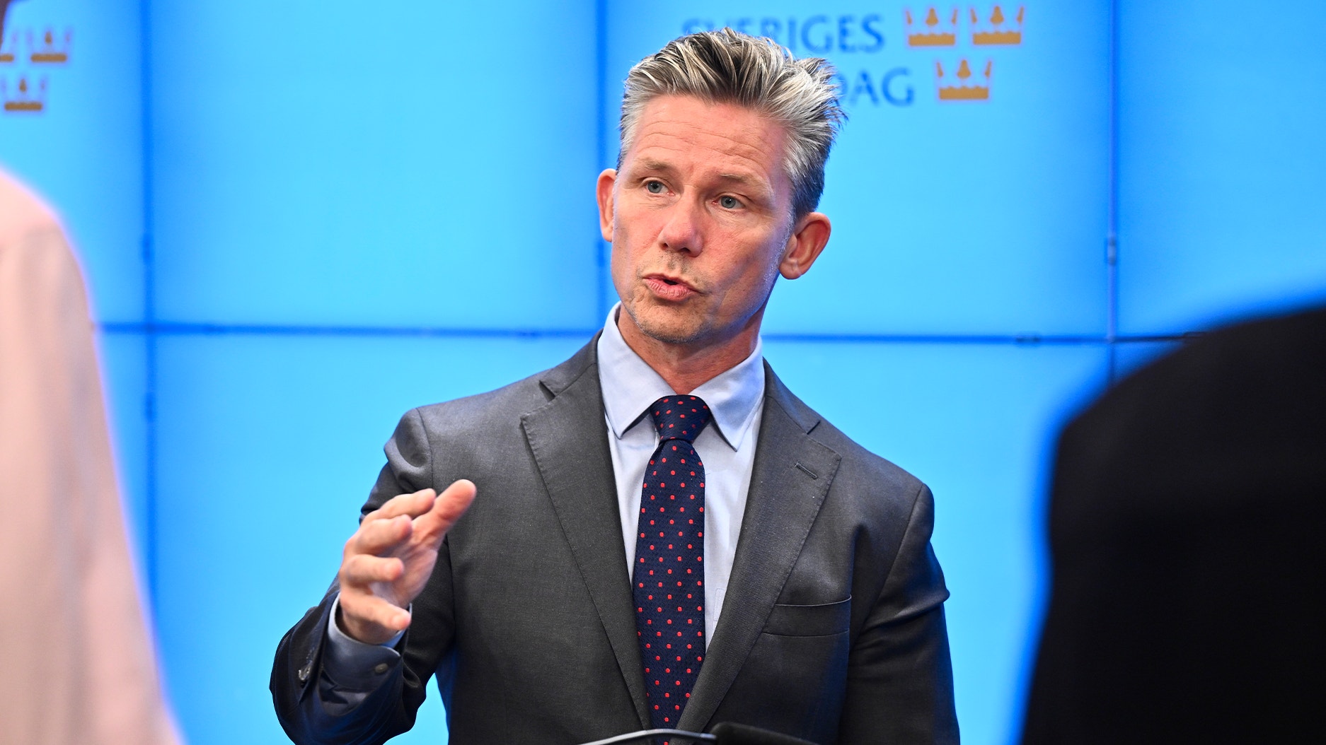 Sveriges försvarsminister Pål Jonson (M).