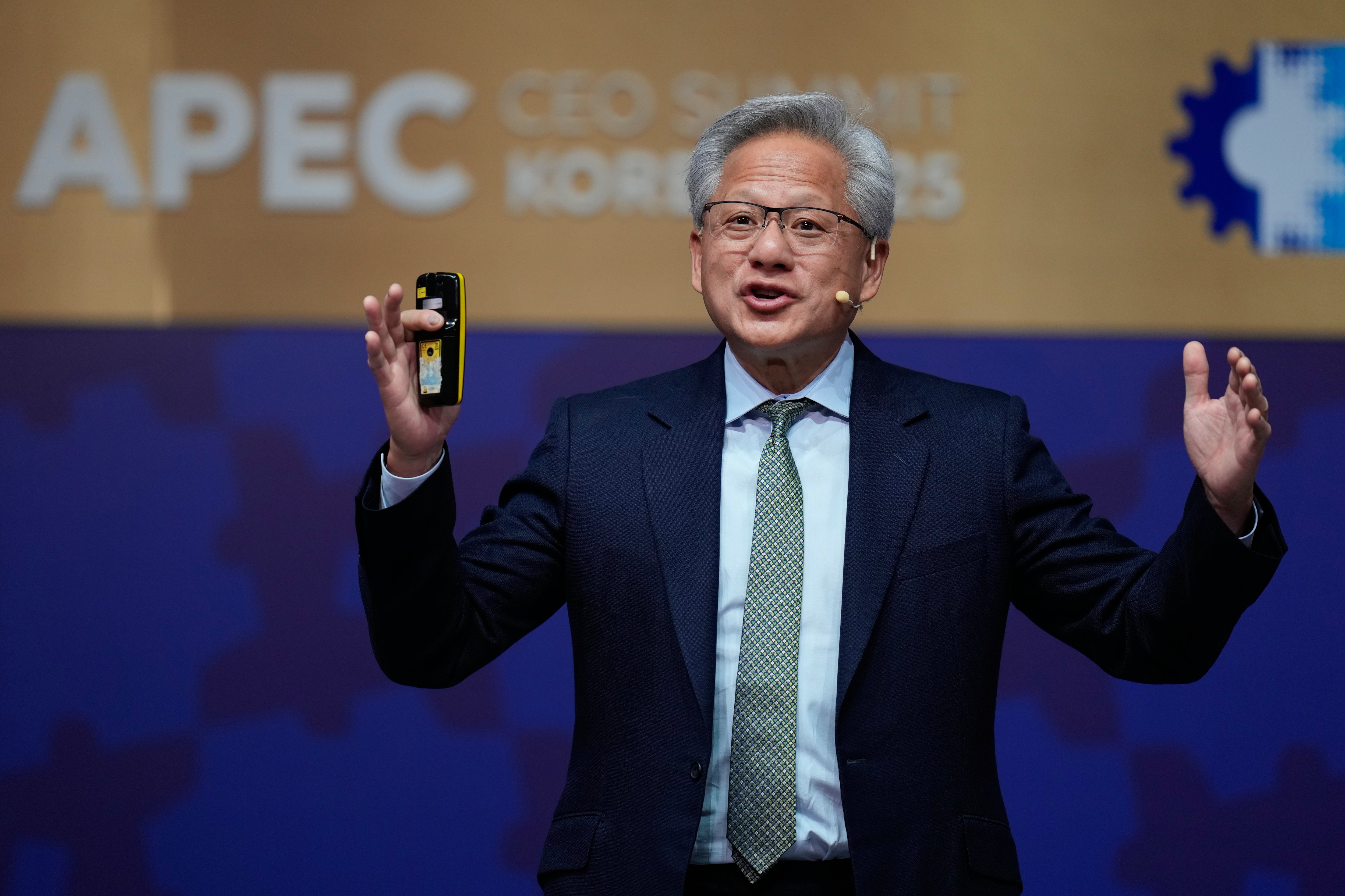 Nvidias vd Jensen Huang. 