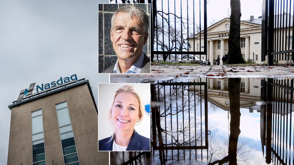 Stockholmsbörsen tappar mark mot nordiska börserna.