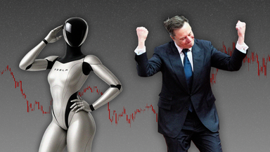 Elon Musks humanoida robotar tar över scenen