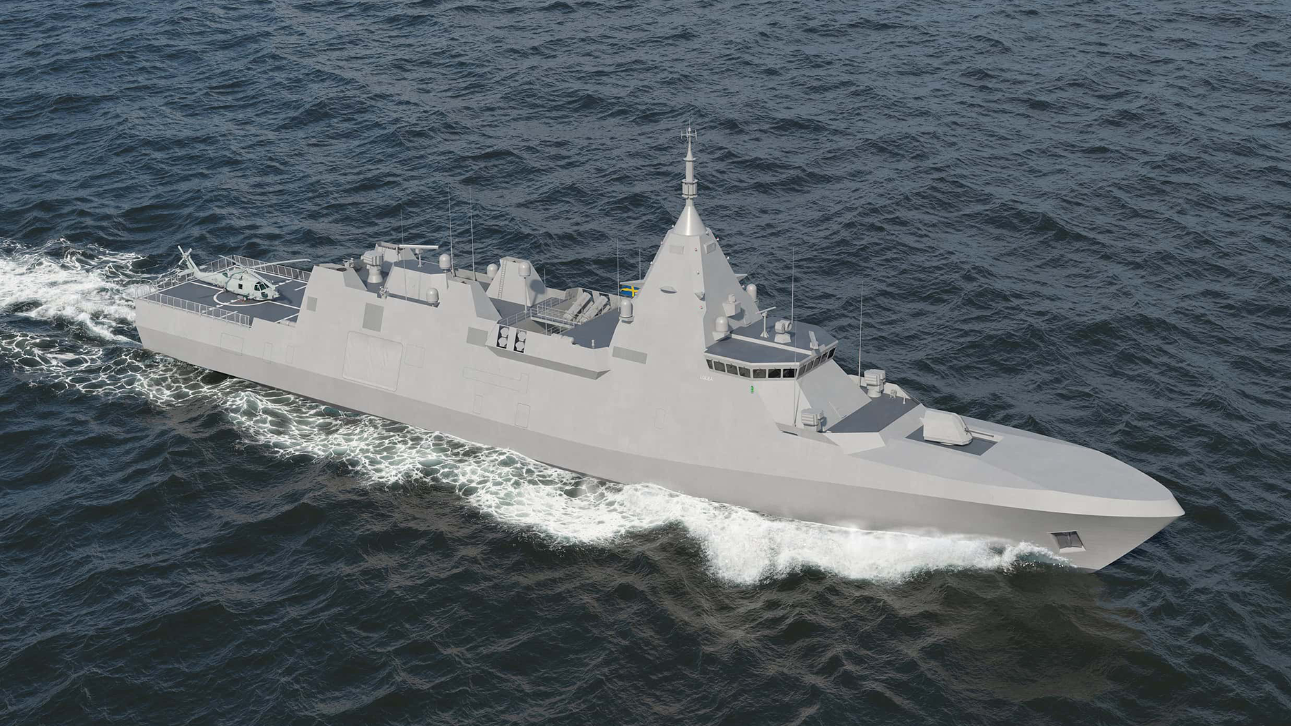 Illustration över Arrowhead 120 från Saab och Babcock.