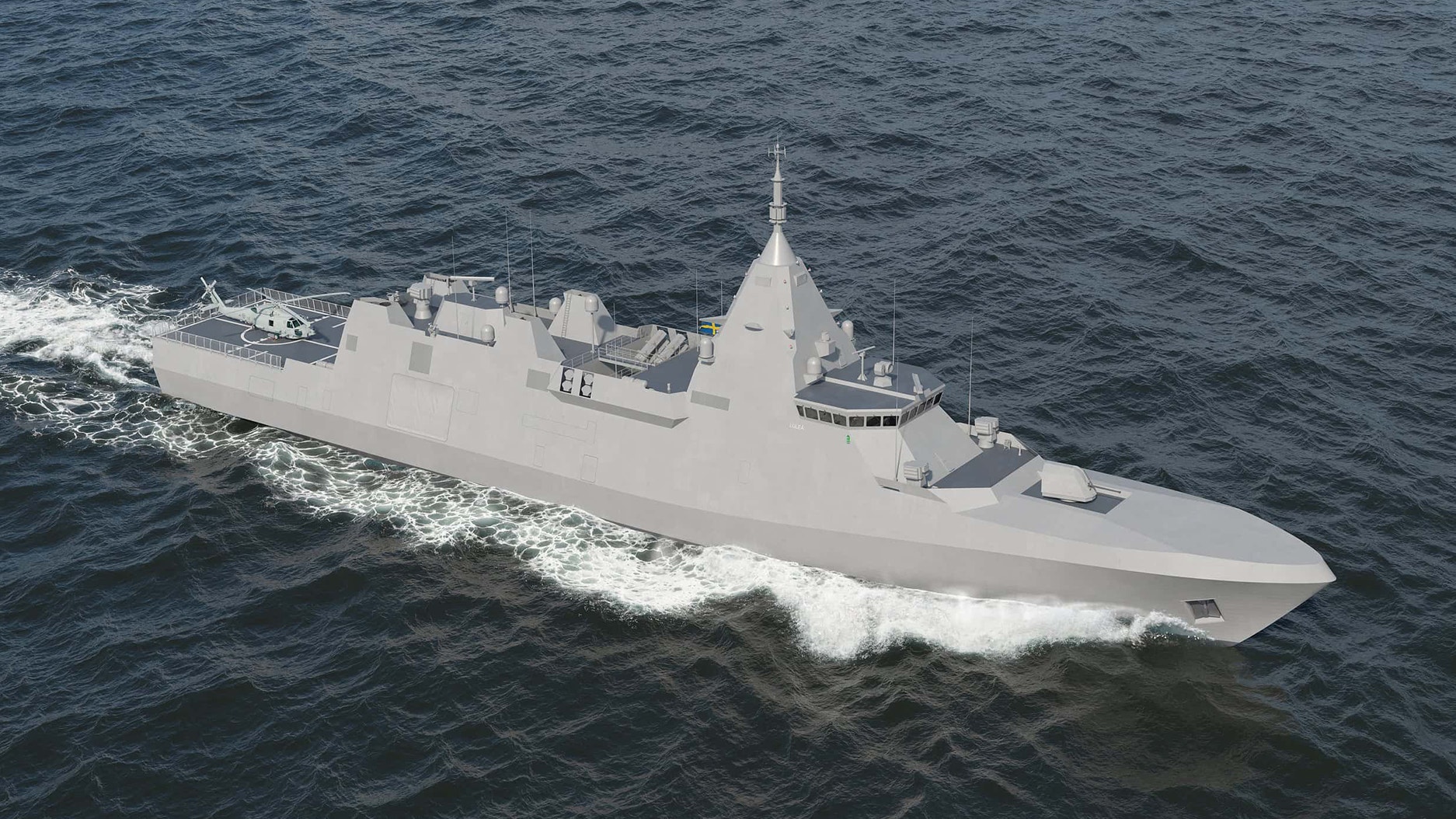 Illustration över Arrowhead 120 från Saab och Babcock.