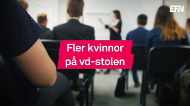 Framsteg för jämställdhet i börsbolag