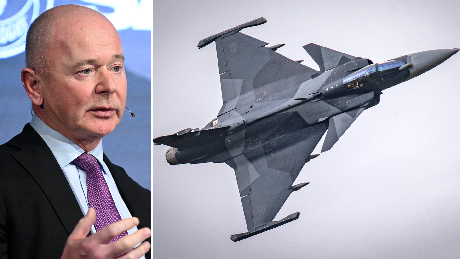 Micael Johansson, vd för Saab.