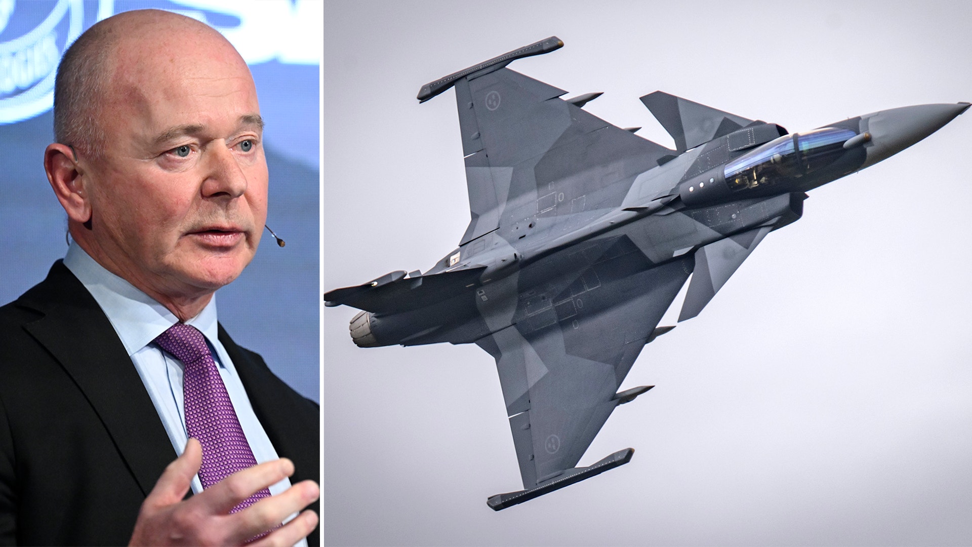 Micael Johansson, vd för Saab.