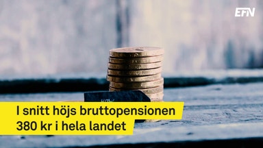 Så blir pensionen 2018