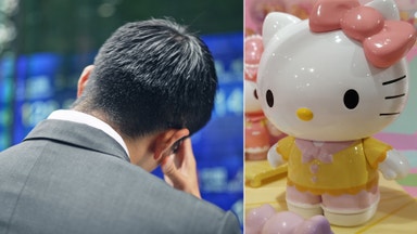 Uppåt i Kina – ned i Tokyo