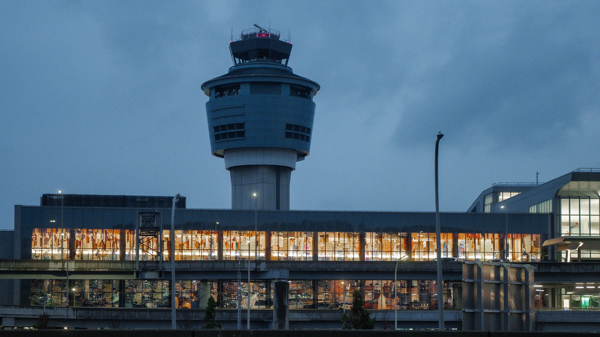 Flygtornet på LaGuardia i New York.
