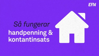 Skillnaden mellan handpenning och kontantinsats